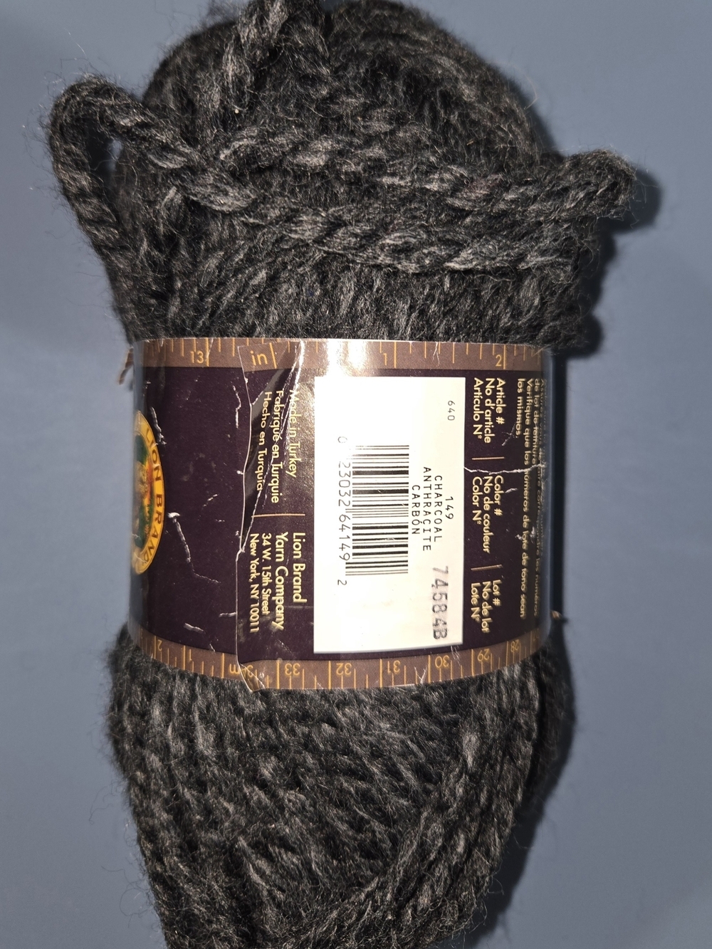 Wool-Ease Thick & Quick Charcoal Carbon - Picture 2 of 2